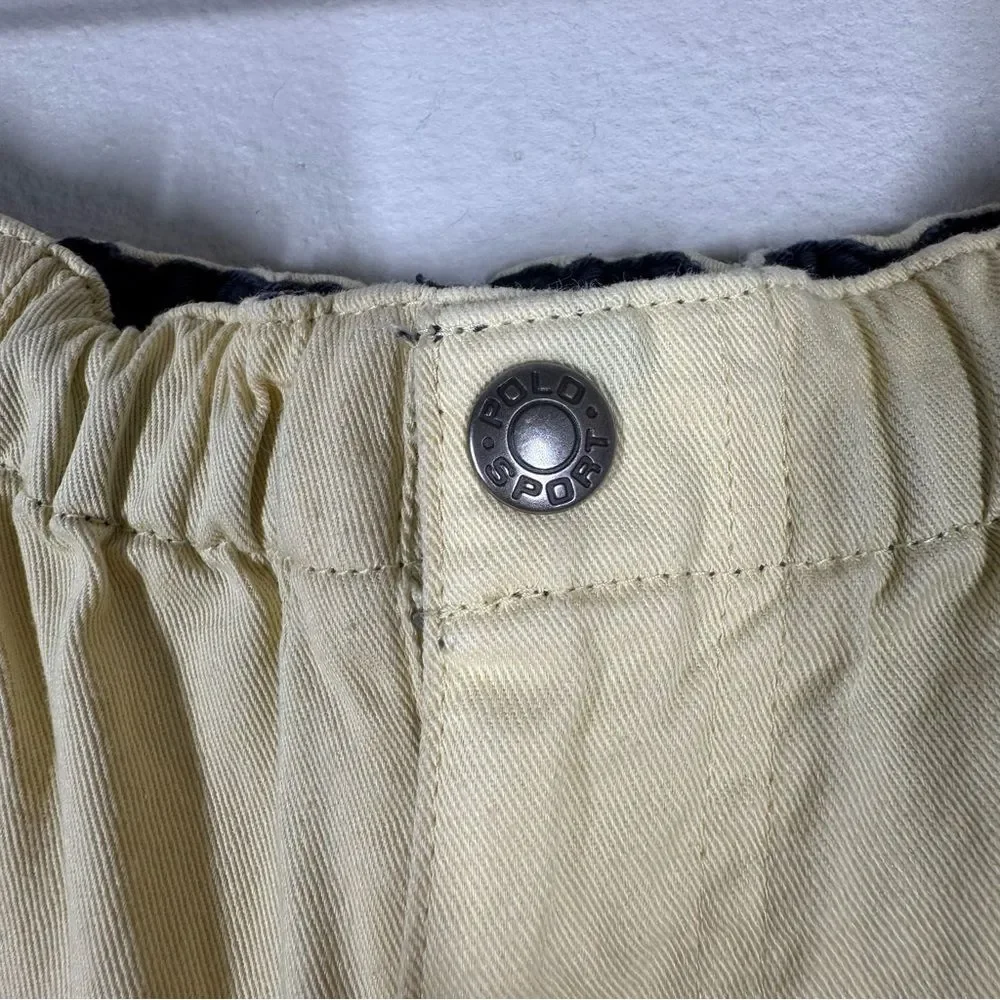 Vintage Polo Ralph Lauren Men’s Cotton Pull On Shorts Preppy Coastal Large